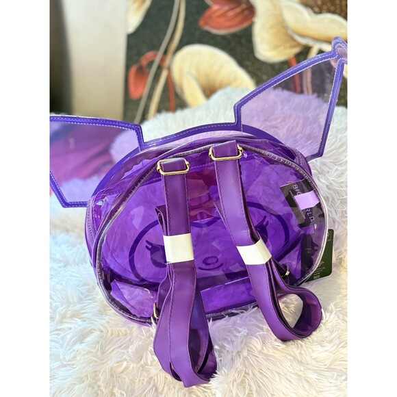 Kuromi Character Head Adult Clear Purple PVC “12 Mini 3D Backpack Zipper New main image 12